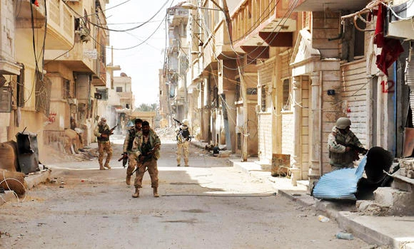 Activists say 23 killed in airstrikes east of Damascus