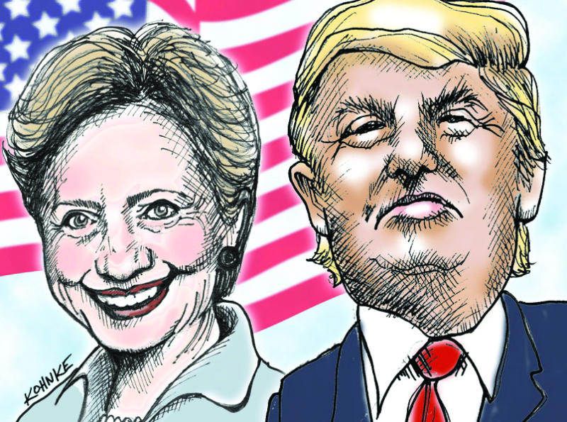 Clinton and Trump ready to rumble
