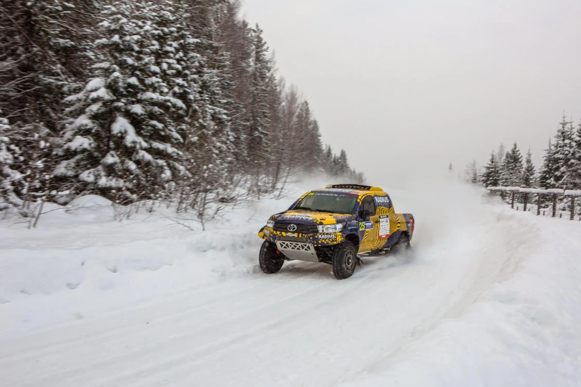 Poland's Aron Domzala on his way to a famous victory in Baja Russia. (AN photo)