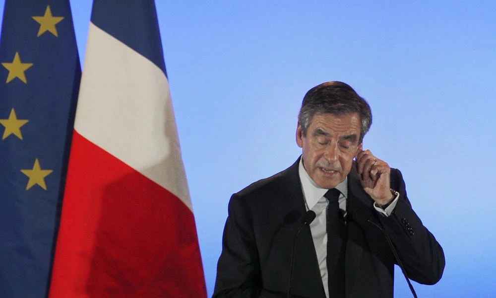 French conservative presidential candidate Francois Fillon. (AP file photo Photo/Christophe Ena)