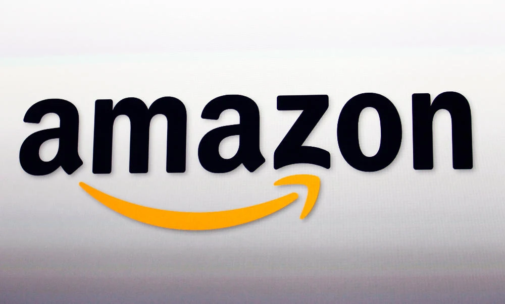 This Sept. 6, 2012, photo, shows the Amazon logo in Santa Monica, Calif. (AP)