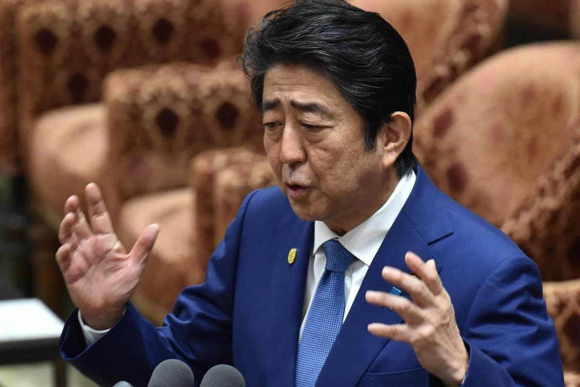 Japan's Prime Minister Shinzo Abe said would also focus on reviving an economy faced with deep-rooted problems of an ageing, shrinking population. (AFP)