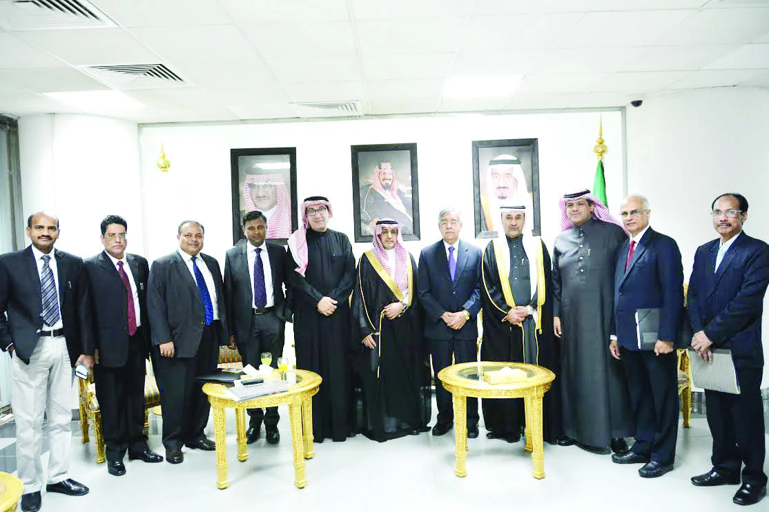 Participants at the fifth workshop on Saudi-India relations held at Prince Saud Al-Faisal Institute for Diplomatic Studies in Riyadh. (AN photo)