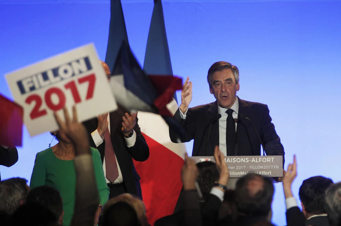 French conservative presidential candidate Francois Fillon. (AP)