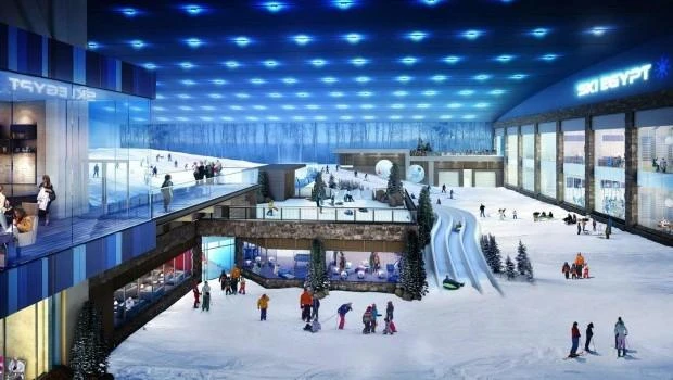 Ski Egypt is set to attract snow lovers in Cairo. (Photo courtesy: Majid Al Futtaim)