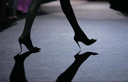 A model walks the runway during the Carolina Herrera collection show at New York Fashion. (REUTERS)