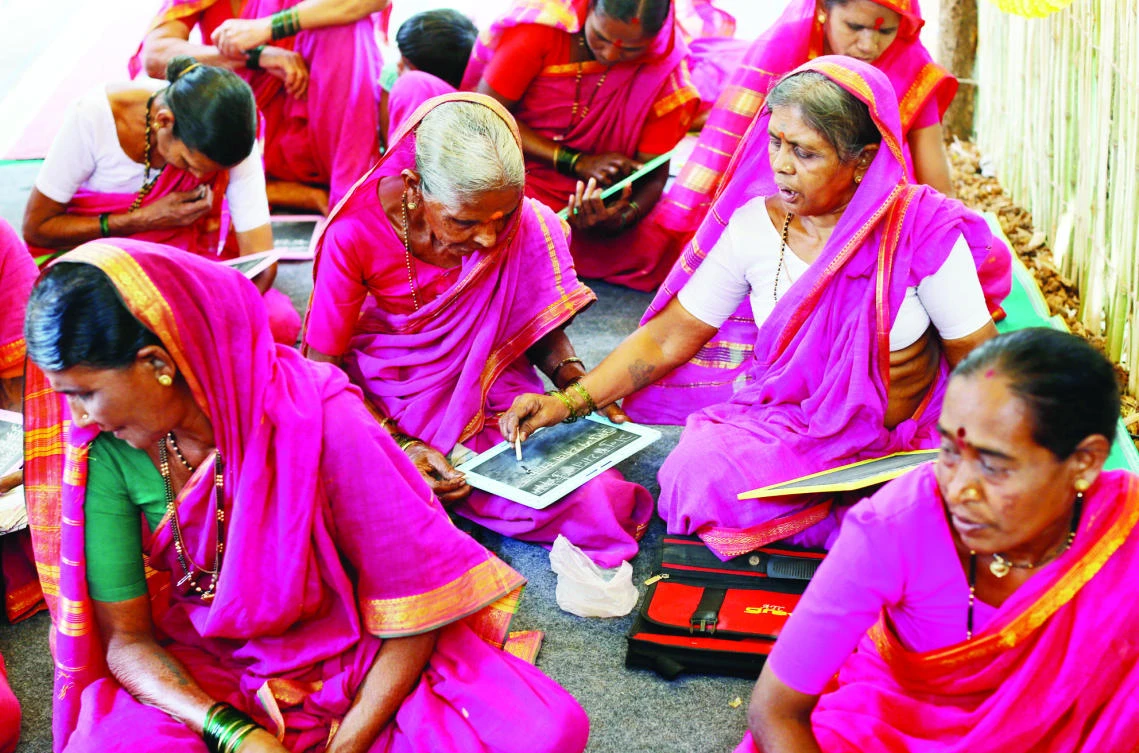Never too late: Elderly Indian women go to school for first time