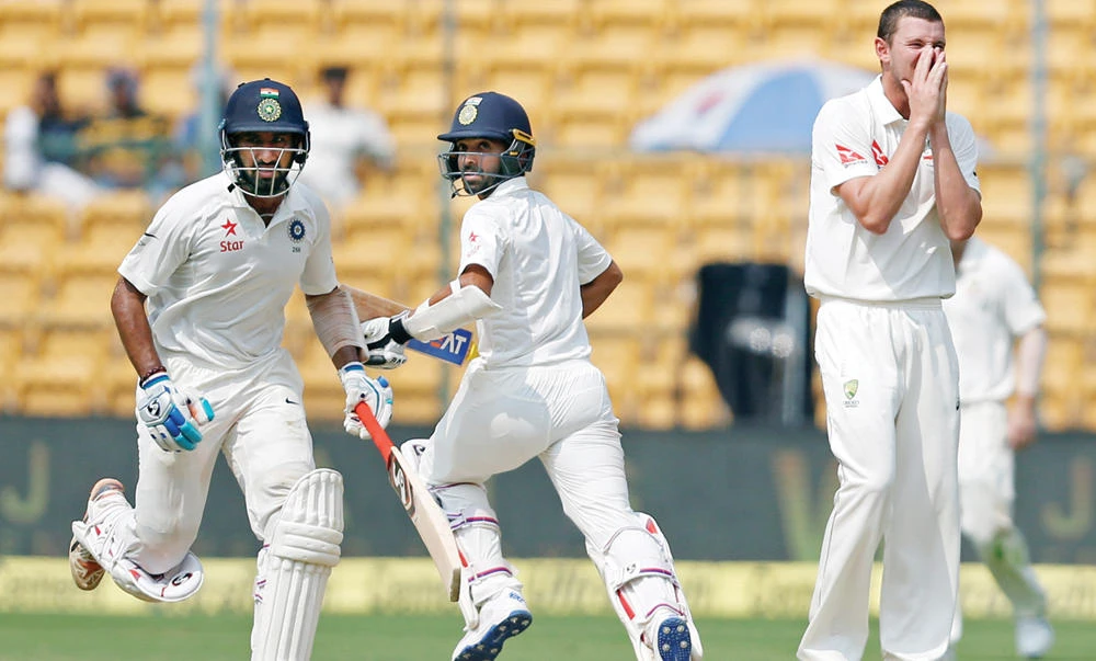 Pujara Ieads India’s revival in 2nd Test