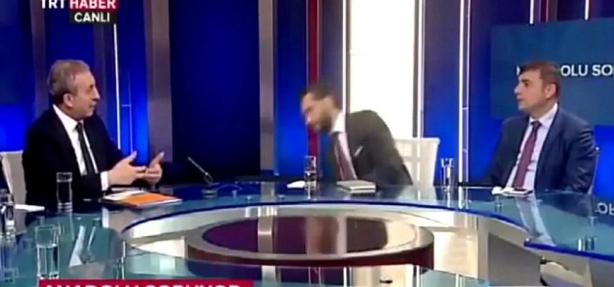 A journalist fainted live on air while interviewing a top politician in Turkey this week. (Photo courtesy: YouTube)