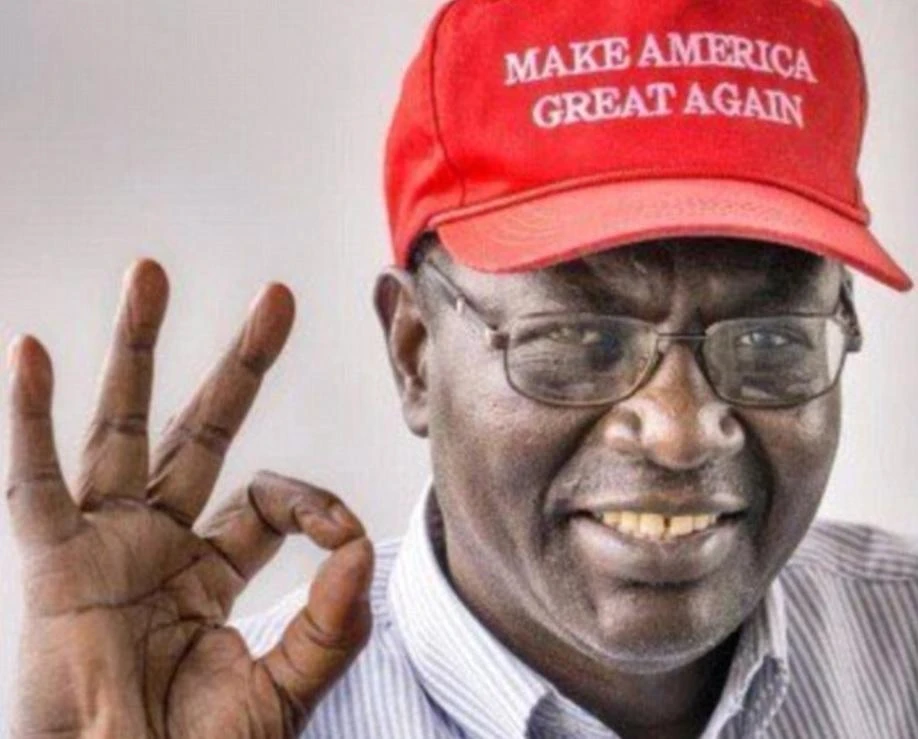 Malik Obama is an avid Donald Trump supporter. (Photo courtesy: Twitter)