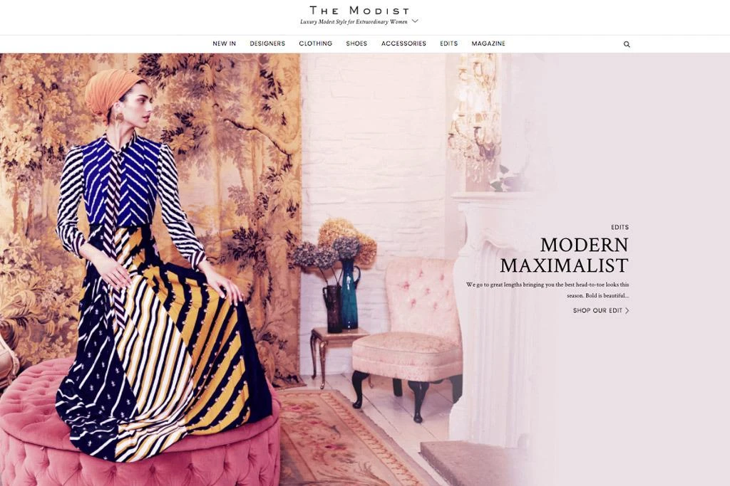Luxury online shopping portal for modest wear launches to fanfare