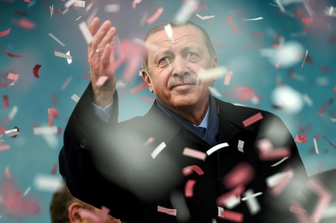 Erdogan threatened to retaliate after the Netherlands banned the foreign minister from flying in for a campaign rally, as he said The Hague’s behavior was reminiscent of Nazism. (AFP)