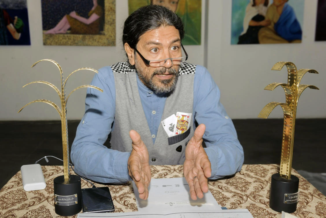 The head of the main film festival in Saudi Arabia, Ahmed AlMulla, poses for a picture on March 13, 2017 ahead of the fourth Saudi Film Festival, which runs from March 23-28 in the Gulf coastal city of Dhahran. (AFP)