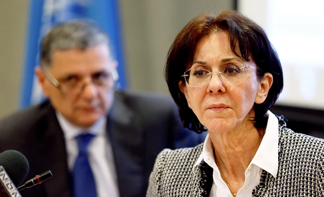 UN official Rima Khalaf who heads the U.N. Economic and Social Commission for Western Asia. (Reuters)