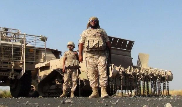 Emirati troops in Yemen. (AFP)
