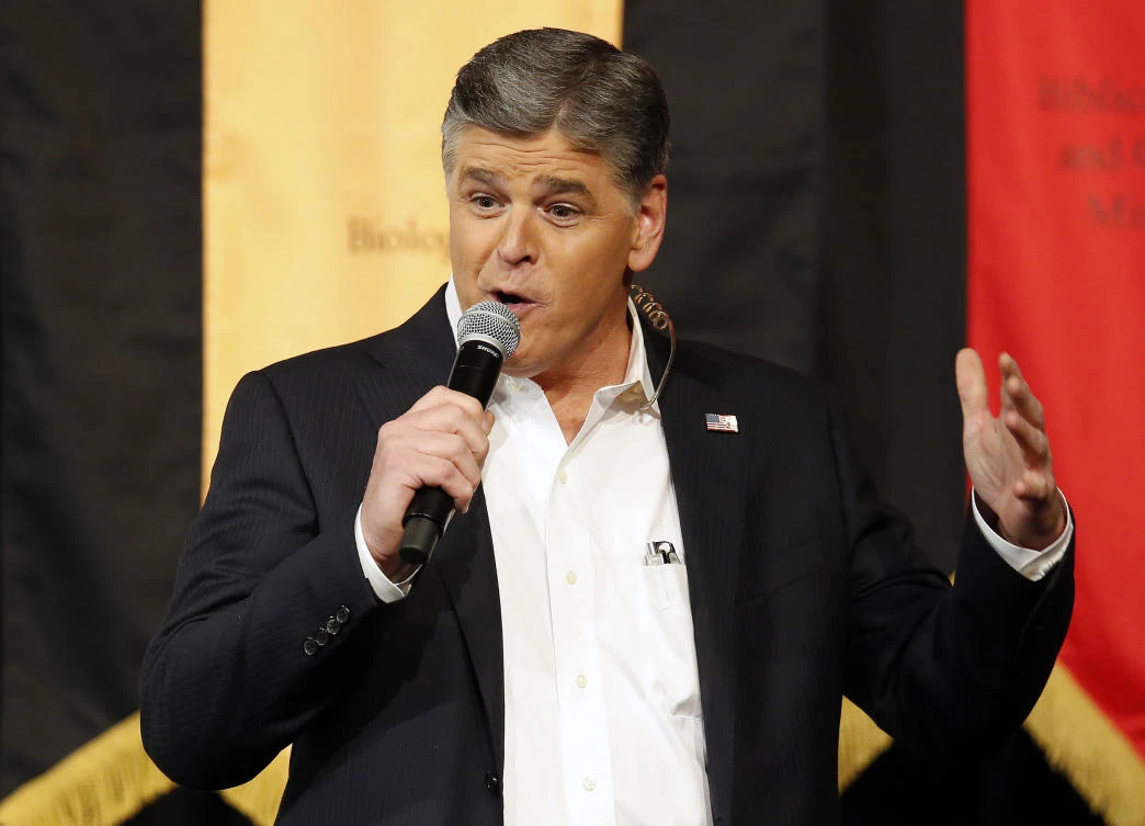 Hannity denied a CNN report on March 16, 2017, that he pointed a gun at Fox News colleague Juan Williams on the network’s set following an on-air argument between the pair. (File photo: AP)