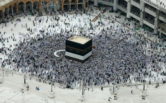 Muslim pilgrims in Mecca . (AFP)