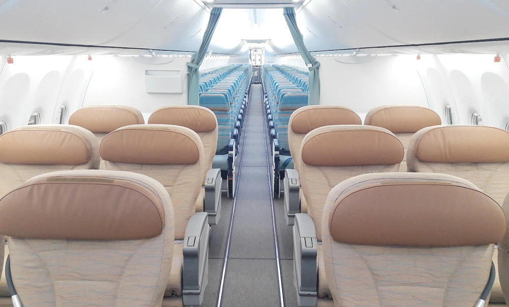 This new aircraft will be used on short and medium-haul routes and has a capacity of 162 seats.