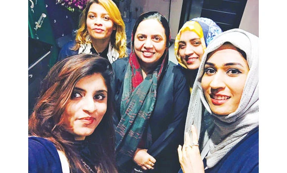 At the event are, from left, Madiha Malik, Farah Ehsan, Ambreen Faiz Ahmad,
Shumaila Malik and Asma Tariq.
