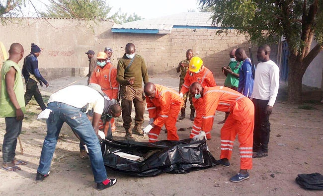 3 suicide bombers kill 4 in northeastern Nigeria