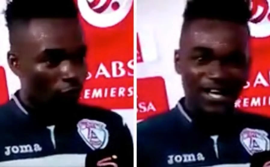 Ghanaian football player mistakenly thanks wife and girlfriend on live TV