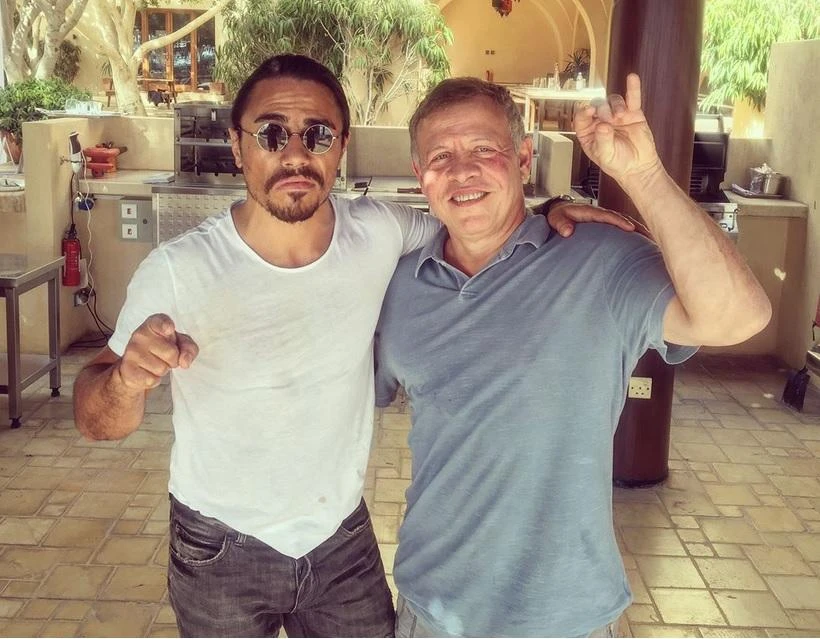 ‘Salt Bae’ meets Jordan’s King Abdullah, Queen Rania