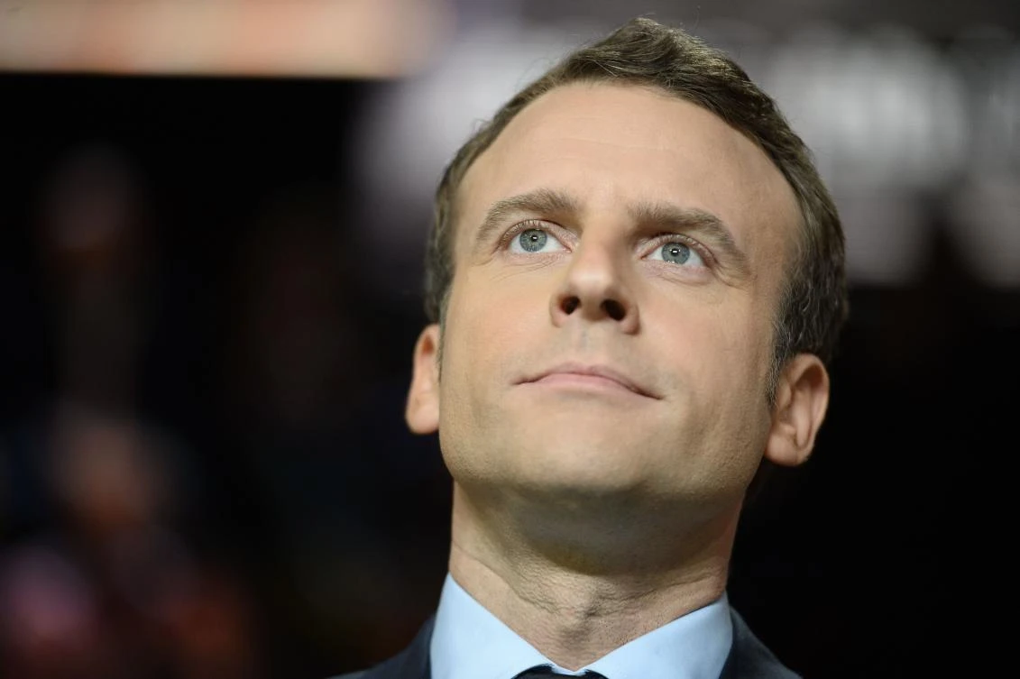 French presidential election candidate Emmanuel Macron. (AFP)