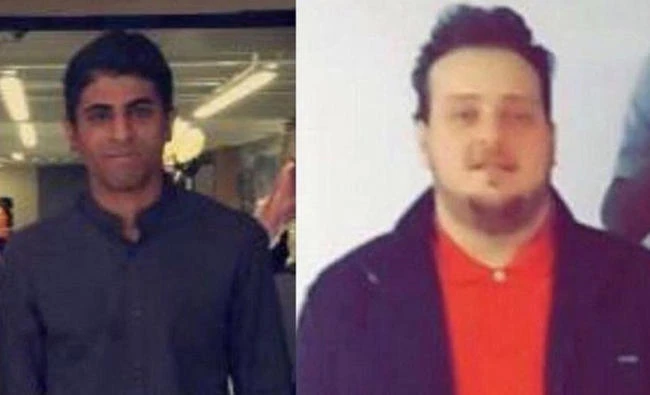 Amjad Ali Hassan Balkheir and Mohammed Samir Hassan Mufti. (Social media)