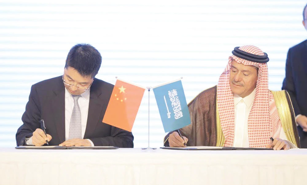 Alaa bin Abdullah Nassif, right, and Ramadan Ding.