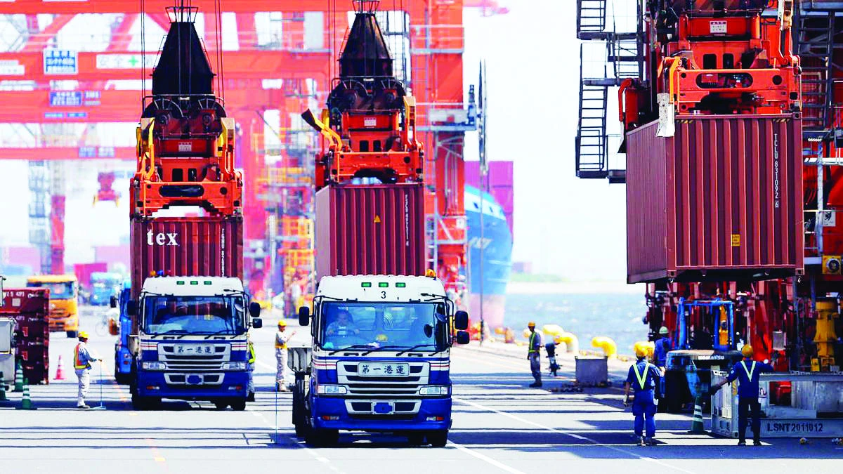 The value of Japan’s total shipments abroad rose 11.3 percent, the most in two years, on strong demand for vehicle components and electronic parts, while imports grew 1.2 percent. (Reuters)