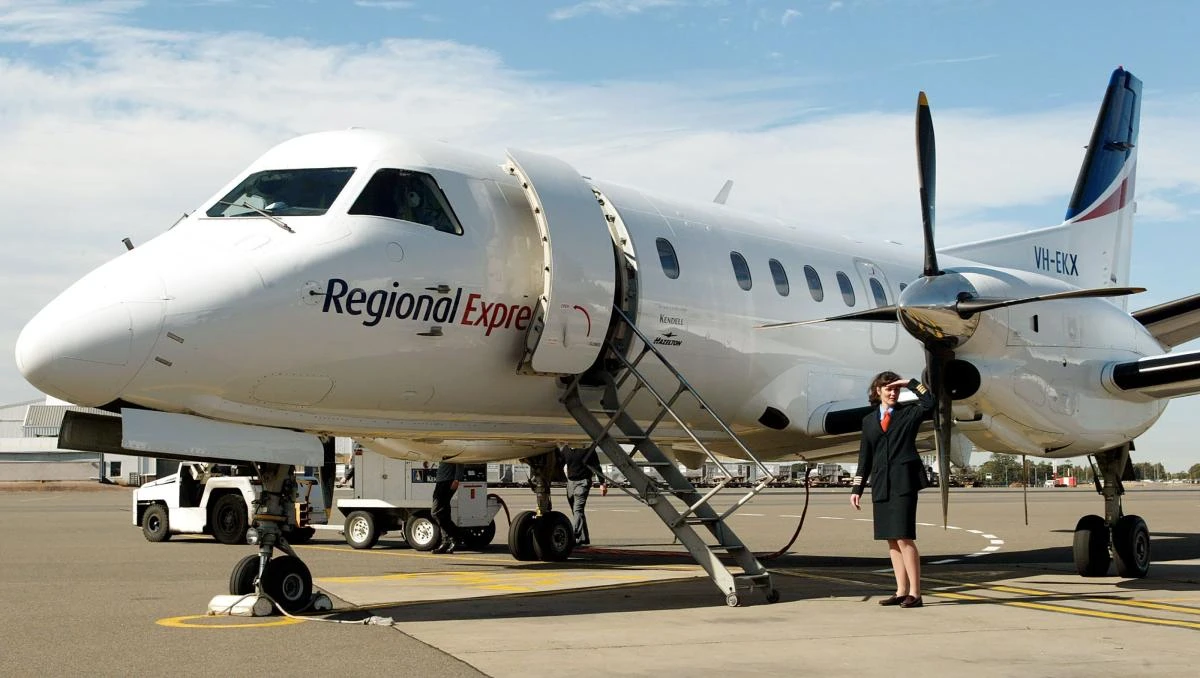 File photo: A Regional Express Airlines (REX) plane. (AFP)