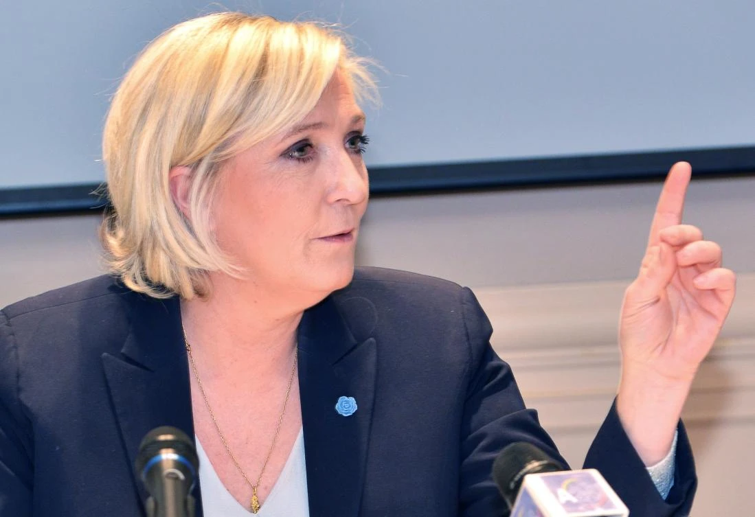 French presidential election candidate for the far-right Front National (FN) party Marine. (AFP)