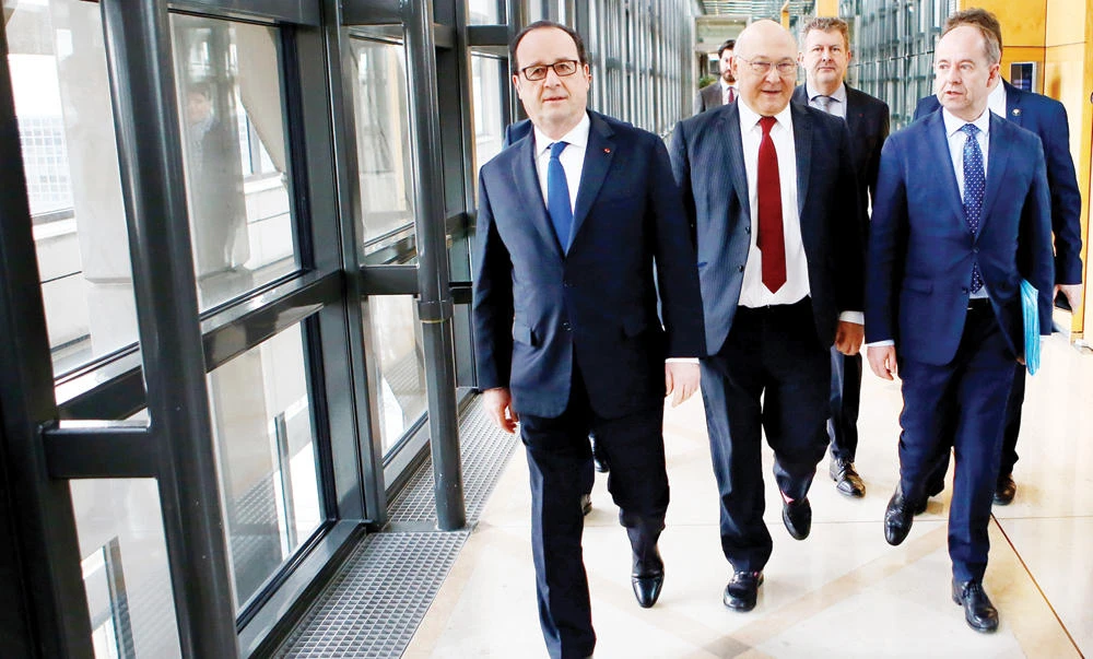 The French Anticorruption Agency in Paris, inaugurated by President Francois Hollande on Thursday,
is the latest move in the government's efforts to fight corruption. (Reuters)