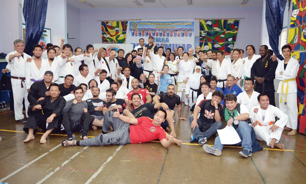 Participants of the seminar on martial arts in Alkhobar. (AN photo)