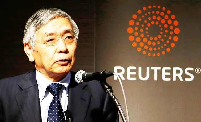 Bank of Japan (BOJ) Governor Haruhiko Kuroda speaks during a Reuters Newsmaker event in Tokyo, Japan on Friday. (Reuters)
