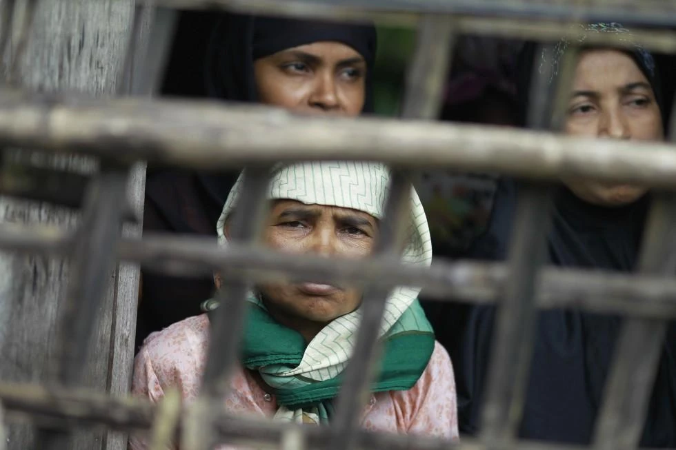 Rohingya Muslim women in Sittwe, Myanmar, in this file photo. (Reuters)
