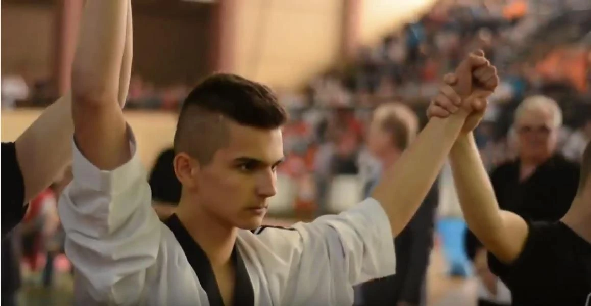 A Bosnian teenager has performed an impressive, if painful to watch, stunt. (Photo courtesy: YouTube)