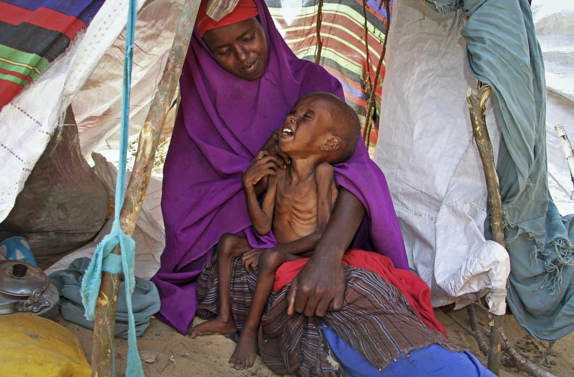 Drought-stricken families facing a hunger crisis are on the move.(AP)