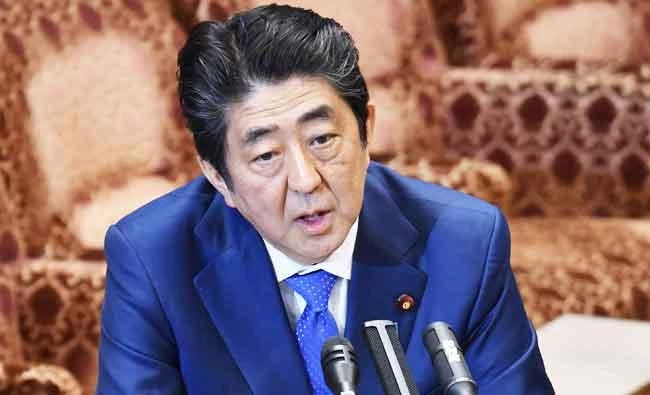 Japanese Prime Minister Shinzo Abe answers questions during a budget committee session of the House of Councilors at the Parliament in Tokyo, in this March 24, 2017 photo. (AFP)