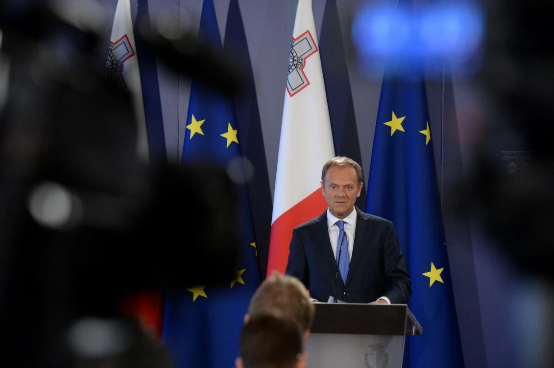 The President of the European Council Donald Tusk. (AFP)