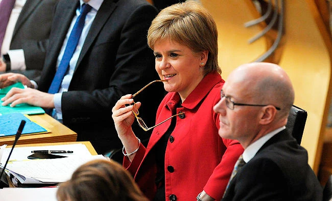 Scotland's First Minister Nicola Sturgeon has formally asked British PM Theresa May for a second referendum on independence. (AFP)