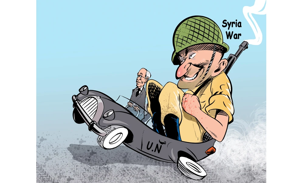 Arab News ‪Cartoon‬ by Mohammed Rayes