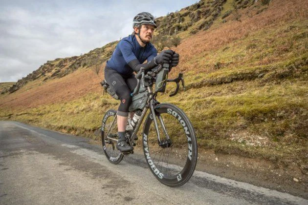 File photo of ultra-cyclist Mike Hall. (Twitter)