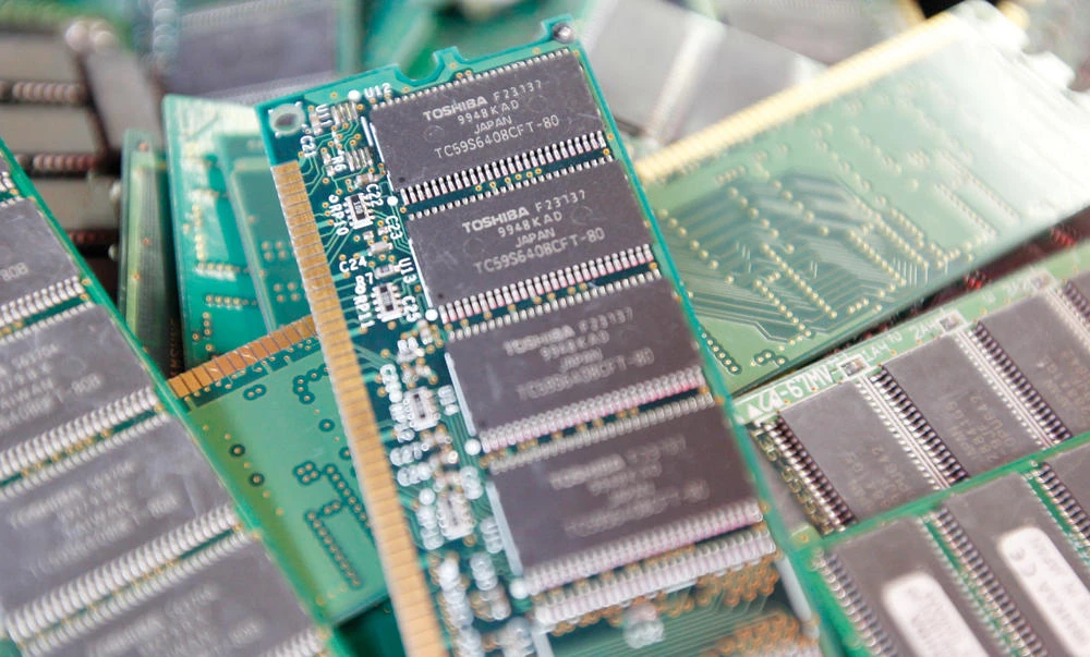 Toshiba is the world’s No. 2 supplier of memory chips for smartphones and computers, behind South Korea’s Samsung. (Reuters)