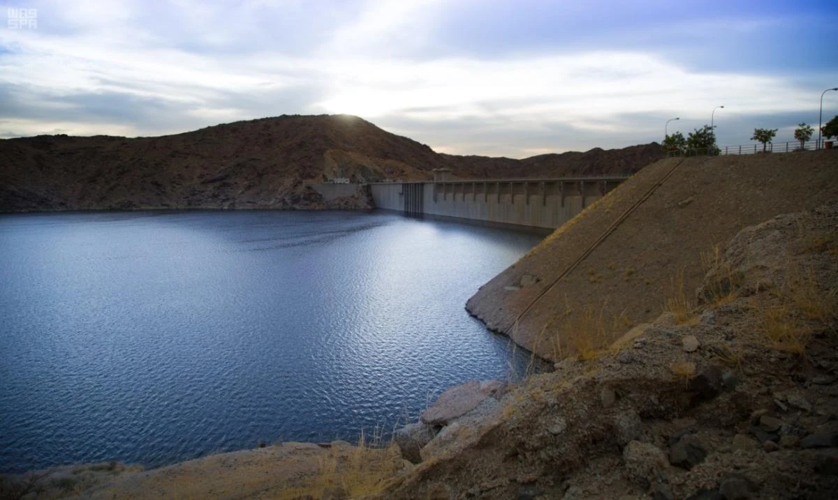 King Fahd Dam is one of the largest concrete dams in the Middle East. (SPA)
