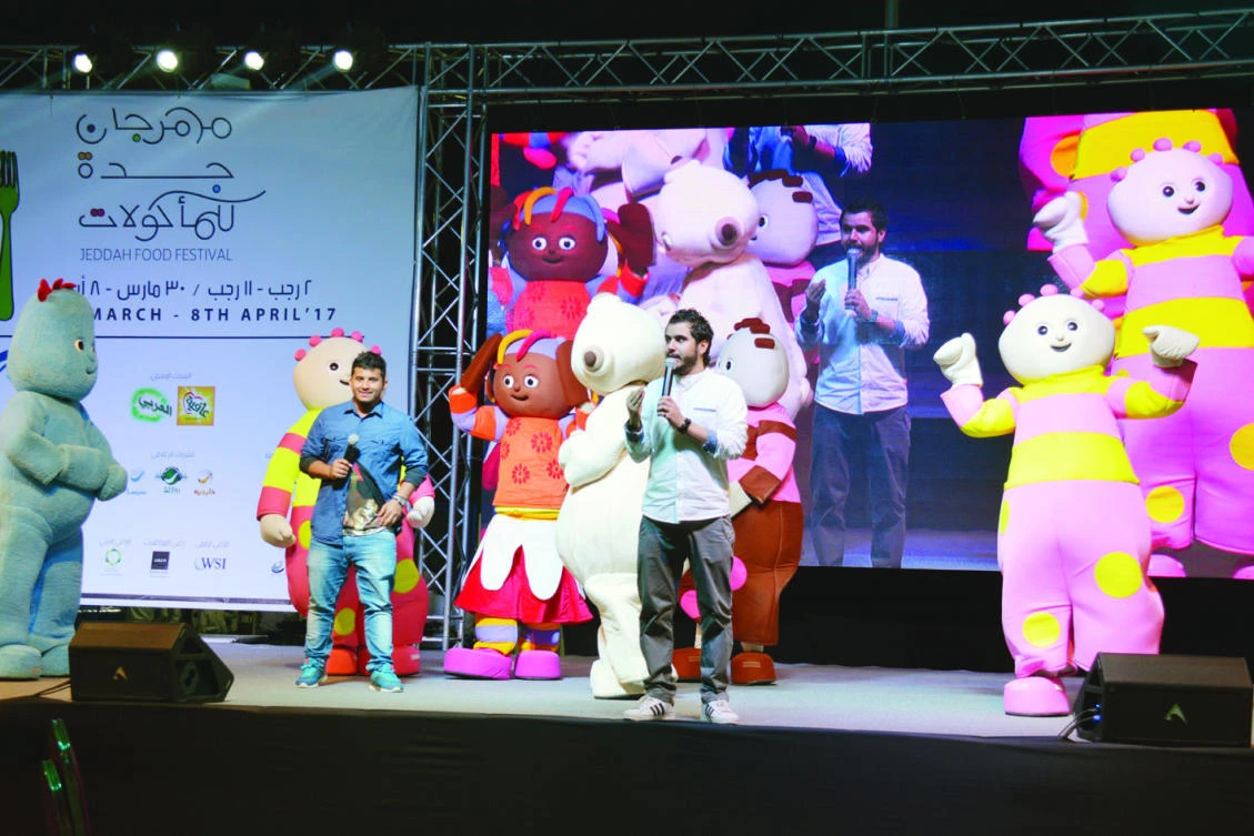 The first Jeddah Food Festival is a family entertainment festival opened at an area of 30, 000 square meters, with an aim to give maximum entertainment. (AN photo)