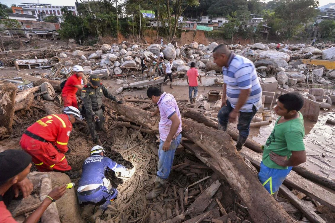 Desperate quest for survivors as Colombia death toll nears 200