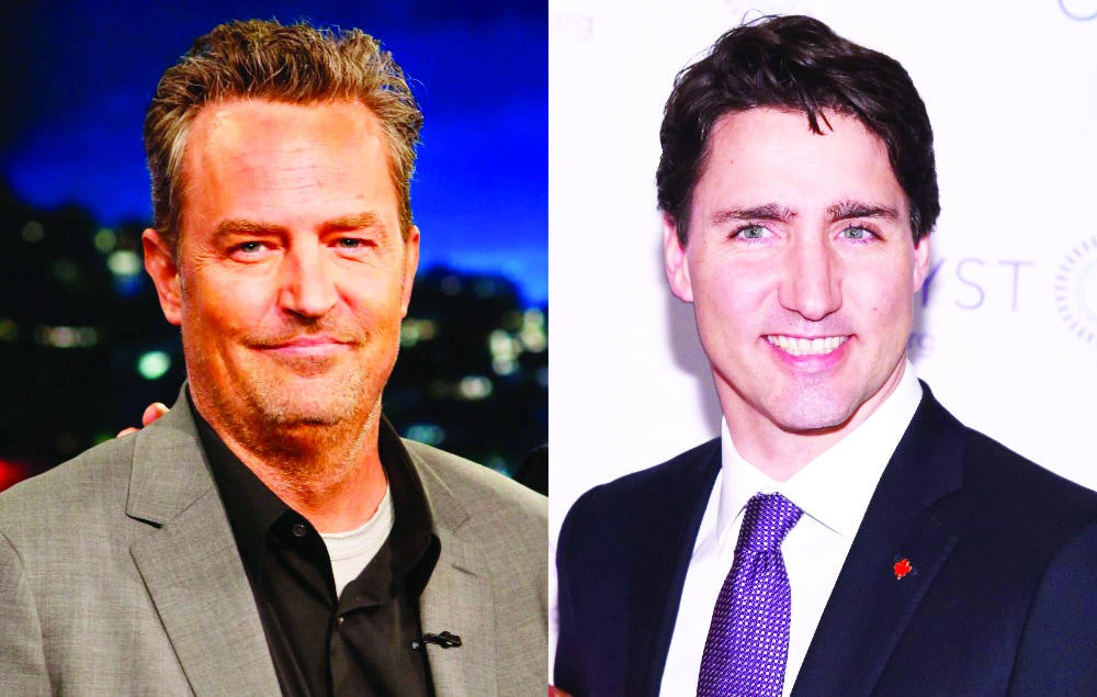 Matthew Perry and Justin Trudeau