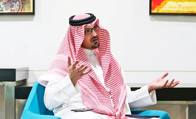 Saudi Prince Saud Al-Faisal who oversees the Saudi Arabian General Investment Authority. (AP Photo/Kamran Jebreili)