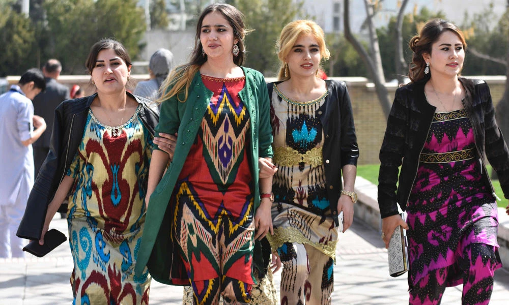 Tajikistan steps up use of traditional over Islamic clothing